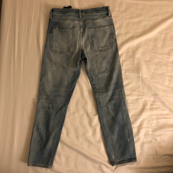 Zara Light blue ripped jeans - Picture 4 of 5